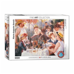 EUROGRAPHICS Puzzle Das Frühstück der Ruderer von Auguste Renoir, 1000 Puzzleteile bunt