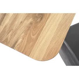 ab:stil.art.moebel Esszimmertisch 200 x 77 x 100 cm beige/schwarz