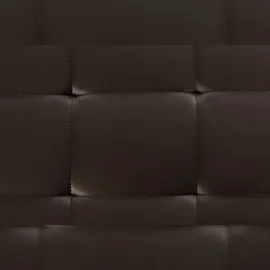 CLP 2er Set Edelstahl Sitzhocker Barci braun