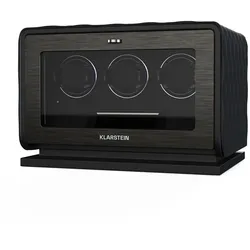 LuminousTime Uhrenbeweger   3 Uhren   viele Einstellungen   LED   10dB Schwarz