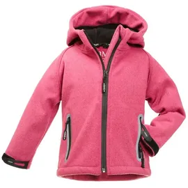 BMS Softshelljacke Strickoptik Rot 152