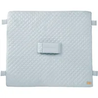 roba Wickelauflage roba Style 85 x 75 cm - Sichere Unterlage mit Haltegurt & Laschen für Baby Wickeltische - Wickelunterlage abwischbar - Hellblau