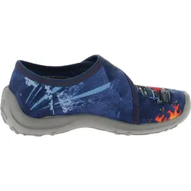 Fischer Hausschuh Blau 25