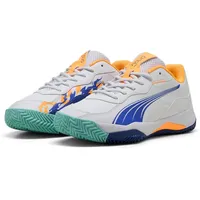 Puma Nova Smash Padelschuhe 02 white/vivid blue/heat fire/black 42.5
