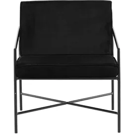 VCM Sessel Rakel Velours 0 x 0 x 0 cm Schwarz