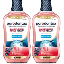 Parodontax Mundspülung Aktive Zahnfleischpflege Repair 300 ml mit Minzgeschmack, alkoholfrei