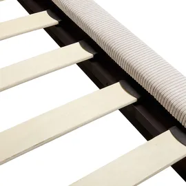 Beliani Polsterbett 180 x 200 cm Hellbeige