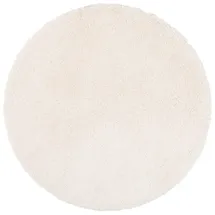 Snapstyle Luxus Hochflor Shaggy Teppich Dream Beige, 200cm Rund,