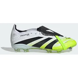adidas Predator Elite Fold-Over Tongue FG Kinder - cloud white/core black/lucid lemon 33.5