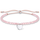 Thomas Sabo Armband rosa Perlen mit Herz 925 Sterling Silber A1985-813-9-L20V