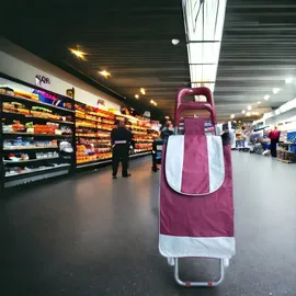 Michelino 38 L Einkaufswagen Trolley Bordeaux