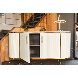 KAWOLA Sideboard Maria 150 x 76 x 40 cm Weiß