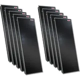 10x Wolf Hochleistungs-Sonnenkollektor TopSon F3-1, 23,0 m2, schwarzgrau