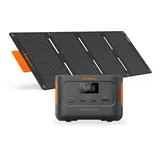 Jackery Tragbare Powerstation 100 Plus mit 1xSolarSaga 40W Mini, 99Wh Solar Generator mit 128W Ausgang, 3-Port Schnellladung für Camping/Wohnmobil