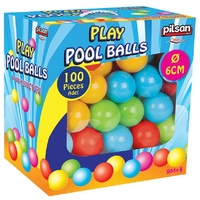 Pilsan Bällebad 06400, 100 bunte Spielbälle je 6 cm Durchmesser im Karton