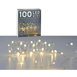 Cepewa LED Lichterkette - silber