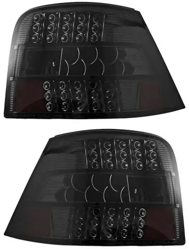 SET LED Rückleuchten Heckleuchten Schwarz Smoke IV Rücklichter für VW Golf 4 97-