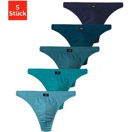 H.I.S. String unifarben blau XL 5er Pack