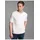 TRIGEMA T-Shirt TRIGEMA "TRIGEMA T-Shirt mit Knopfleiste DELUXE Baumwolle", Herren, Gr. S, weiß, Single Jersey, 100% Baumwolle, normal, ohne Ausschnitt, Shirts T-Shirt