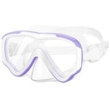 flintronic Taucherbrille Kinder mit Nasenschutz, Schwimmbrille Kinder Schnorchelmaske, 180°Panorama HD Anti Nebel Anti-Leck Taucherbrille für Kinder im Alter von 4-15