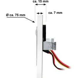 KANLUX APUS Einbauleuchte 0,8W 830 75x75mm