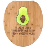 Mr. & Mrs. Panda WC-Sitz Avocado Kern - Transparent - Geschenk, Klobrille, Avocadokern, Vegan, (1-St), Leises Schließen