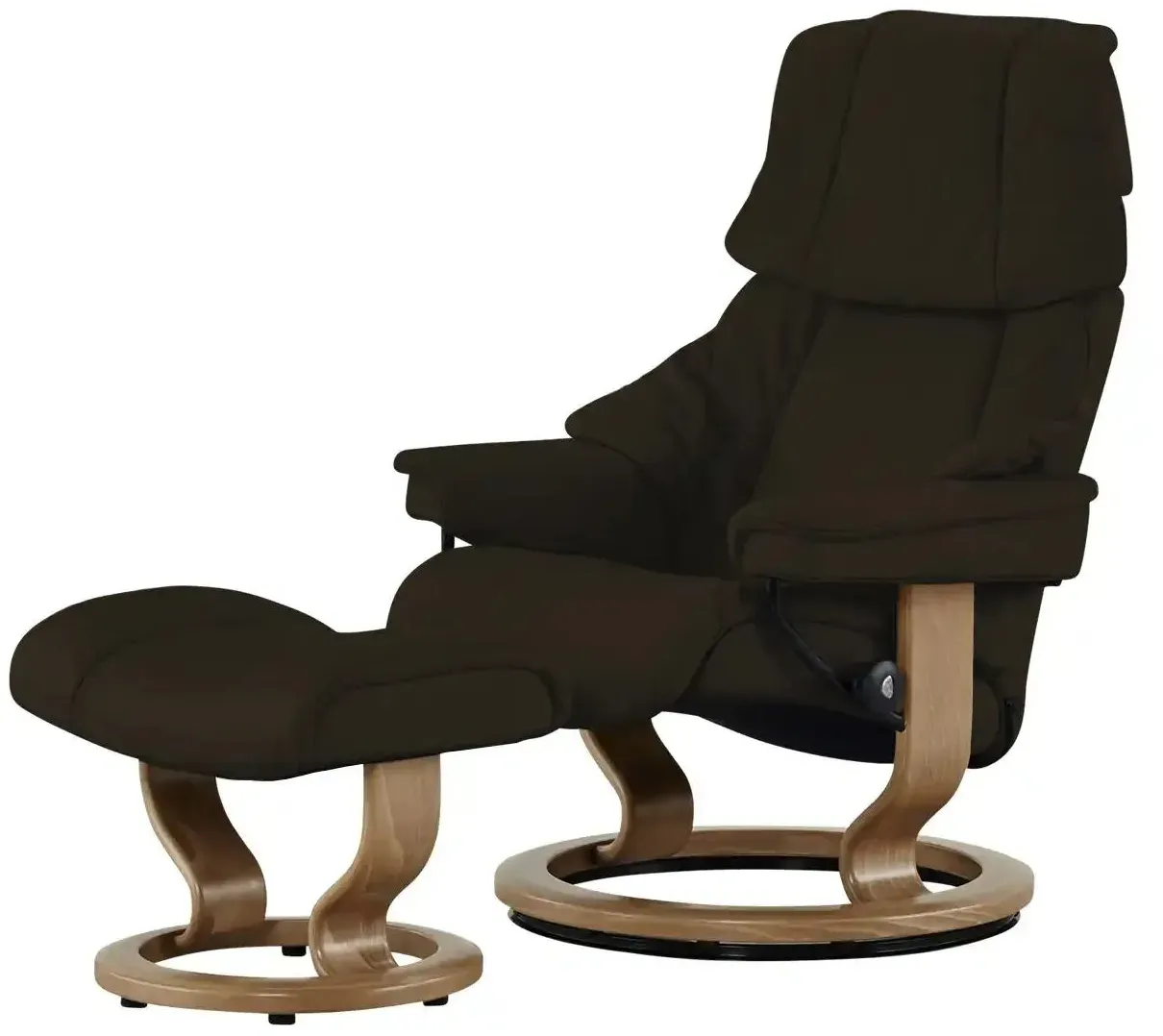 Stressless Relaxsessel mit Hocker braun - Leder Reno M ¦ braun ¦ Maße (cm): B: 79 H: 108 T: 75.0