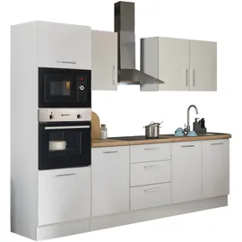 BASIC by Balculina Küchenzeile Turin 270 cm weiß