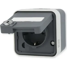 Berker Steckdose SCHUKO grau 1 St.