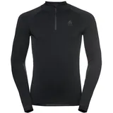 Odlo Top Turtle Neck Performa Langarm-baselayer - Black / New Odlo Graphite Grey - M