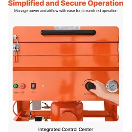 Vevor Sandstrahlkabine Stahl 926 L orange