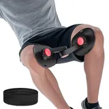 TINRIEF 21.8 kg Oberschenkeltrainer Hüfttrainer Kegel Exerciser mit Widerstandsband Beckenbodentrainer Kegel Trainer für postpartale Rehabilitation Trimmer Innenschenkel Beinpresse Maschine