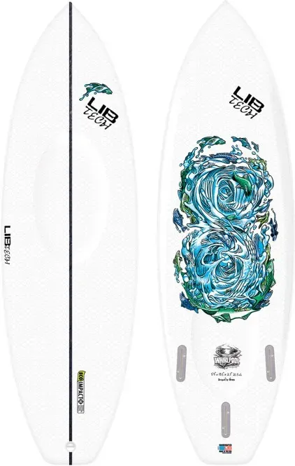 LIB TECH WHIRLPOOL Surfboard 2024 - 5,2