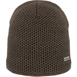 Eisglut Herren Taos Merino Strickmütze - STK - BRAUN