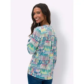 Heine Druckbluse mehrfarbig 50