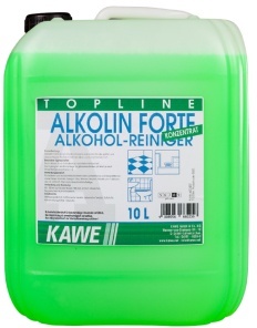 KAWE Alkolin Forte Glanzreiniger mit Alkohol, Alkohol-Reiniger, 10 l - Kanister