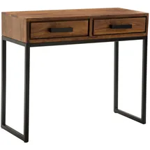 KADIMA DESIGN Sheeshamholz Konsolentisch 90x36x77 braun
