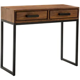 KADIMA DESIGN Sheeshamholz Konsolentisch 90x36x77 braun