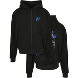 Upscale by Mister Tee Le Papillon Heavy Oversize Reißverschlusspullover Black XL
