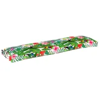 VidaXL Palettenkissen für Bank Tropischer Dschungel 150x40x8 cm Oxford-Stoff