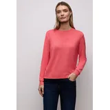 STREET ONE Rundhalspullover Koralle 36