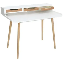 miliboo Schreibtisch OPUS Weißes Holz / Beige