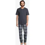 SCHIESSER Pyjama Night & Home Dunkelblau 56