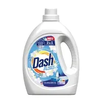 Dash 2 in 1 Vollwaschmittel mit Weichspülerduft 504008 , 2,25 Liter - Henkelflasche, 50 Waschladungen