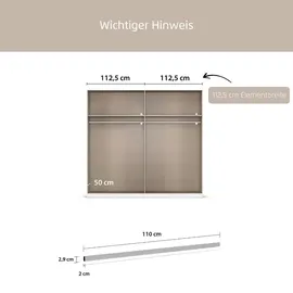 Rauch Kleiderstange 110 x 2,9 x 2
