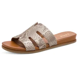 Jana Damen, Mule Flat Vegan Taupe Snake 38