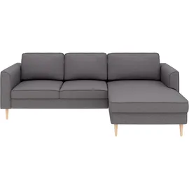 Home Affaire Eckcouch Polyester 2-Sitzer Grau