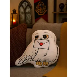 HARRY POTTER Dekokissen Hedwig 40 x 40 cm Weiß