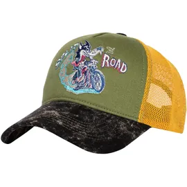 King Kerosin Split the Road Trucker Cap grün Einheitsgröße