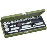 PROXXON 23110 Steckschlüsselsatz Knarrenkasten Antrieb 10mm (3/8") 24teilig